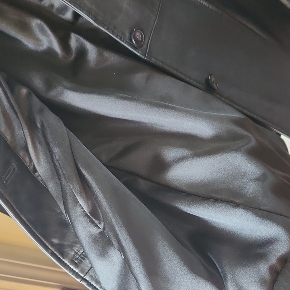 John Paul Richard Black Button Up‎ Leather Jacket sz 8 Classic - Picture 12 of 14